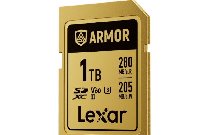 Lexar SDXC Pro Gold Series ARMOR UHS-II 1TB V60 IP68 Stainless Steel R280/W210MB/s