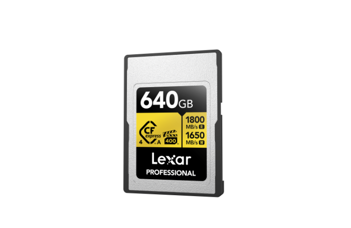 Lexar CFexpress PRO Type A Gold 4.0 Series 640GB R1800/W1650MB/s - VPG400