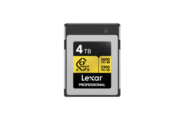 Lexar CFexpress PRO Type B GOLD 4.0 series 4TB - R3600/W3300MB/s