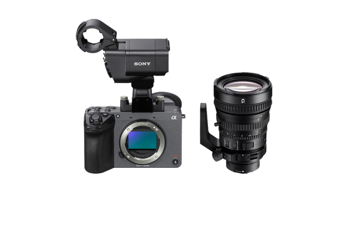Sony ILME-FX2 + XLR Griff + SEL FE 28-135 mm 4,0 OSS PZ G