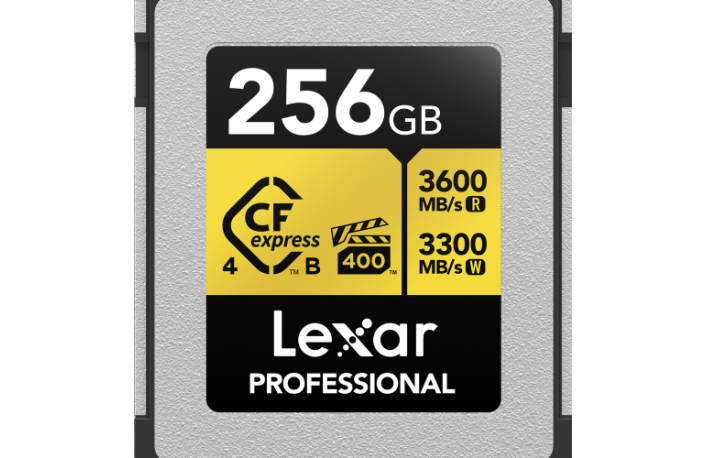 Lexar CFexpress PRO Type B GOLD 4.0 series 256GB - R3600/W3300MB/s