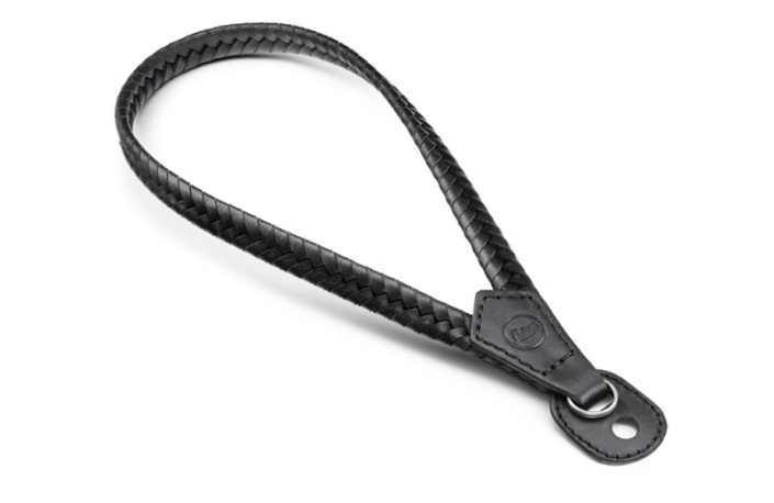 Leica Handschlaufe, Leder, geflochten, schwarz