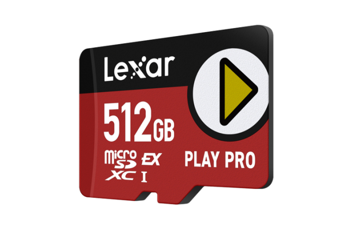 Lexar PLAY Pro microSDXC 512GB Express up to R900/W600MB/s (104MB/s with UHS-I)