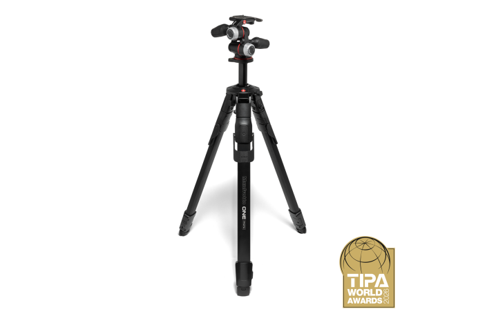 Manfrotto ONE Photo Alu Stativ mit XPRO 3-Wege-Neiger