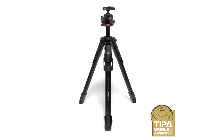 Manfrotto ONE Photo Alu Stativ mit Kugelkopf AS (Q6T)
