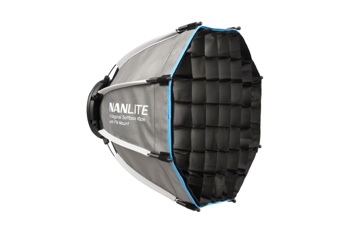 NANLITE SB-FMM-O-40 Oktagonal-Softbox, 40 cm, mit FMM-Bajonettanschluss