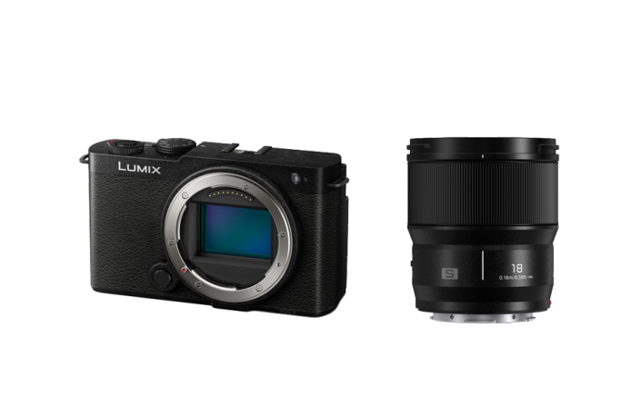Panasonic Lumix DC-S9 Gehäuse jet black + Panasonic Lumix S 18mm / F 1,8