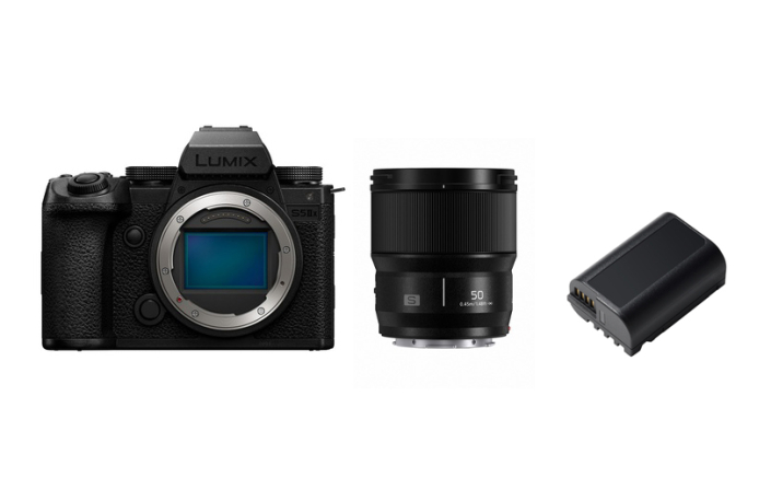 Panasonic Lumix S5IIX + Lumix S 50mm / F1.8 Bulk + 2. Akku DMW-BLK22E