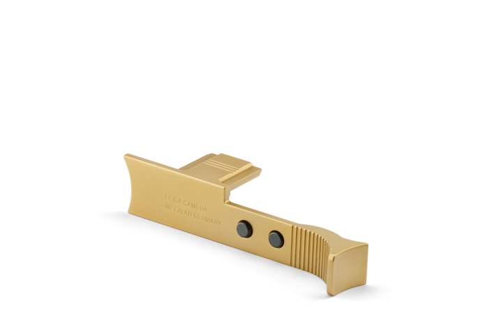 Leica Daumenstütze Q3, Messing, gestrahlt