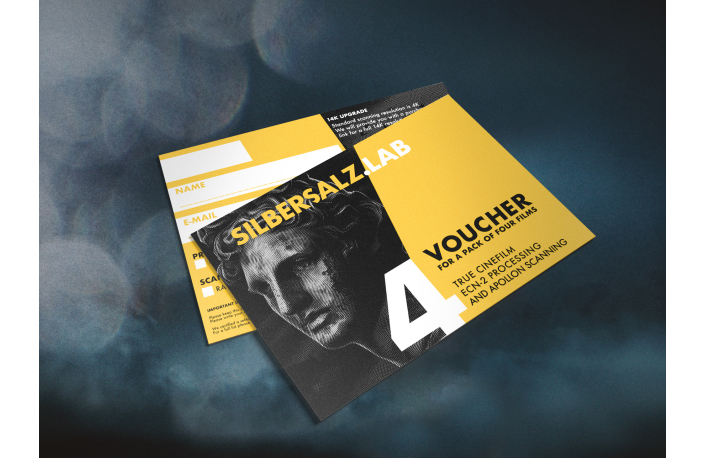 SILBERSALZ.LAB Voucher Filmentwicklung für 4 Filme