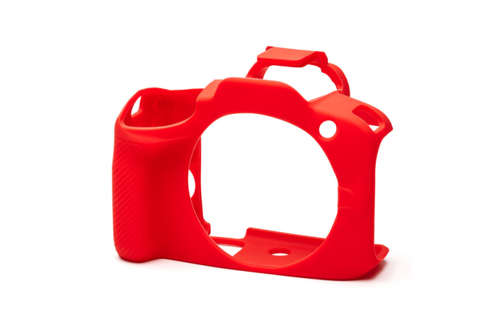 easyCover Silikon-Schutzhülle für Canon R50 Rot