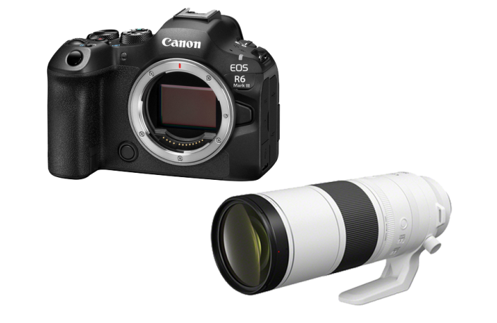 Canon EOS R6 Mark III Gehäuse + Canon RF 200-800 mm /6,3-9 IS USM
