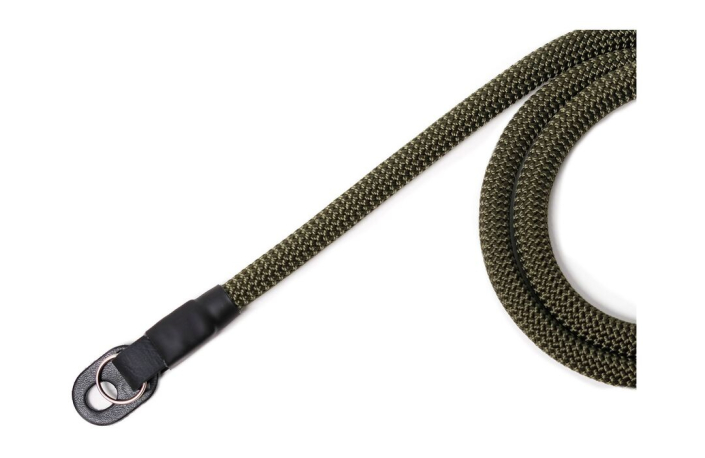 Seam Strap Kameraseil 100cm Oliv Grün (mit Schutzleder) - made in Germany -