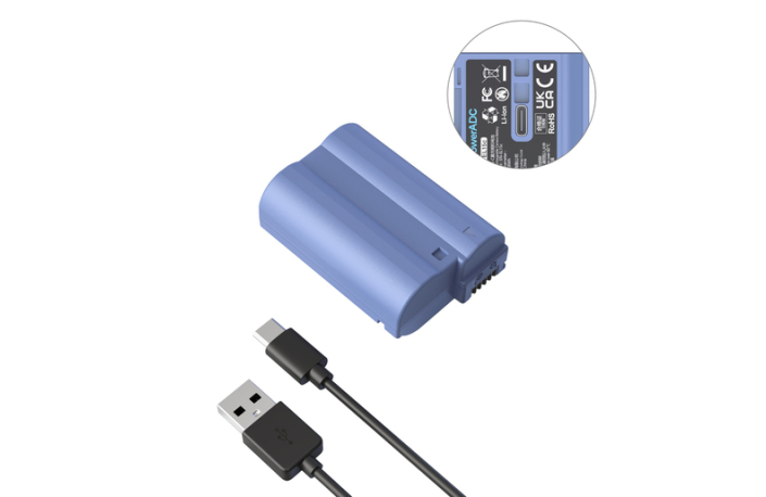 SmallRig 4332B EN-EL15c USB-C (Nikon) aufladbare Kamerabatterie