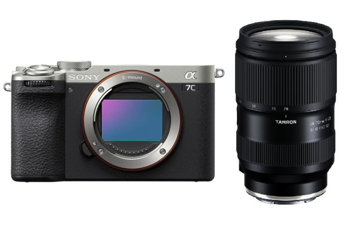 Sony Alpha ILCE-7C II Gehäuse silber + Tamron 28-75mm f2,8 VXD G2