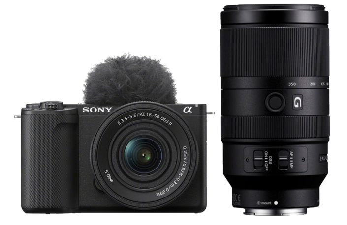 Sony ZV-E10 II Kit + SEL 16-50/2.5-5.6 OSS PZ II + SEL 70-350mm 4,5-6,3 G OSS