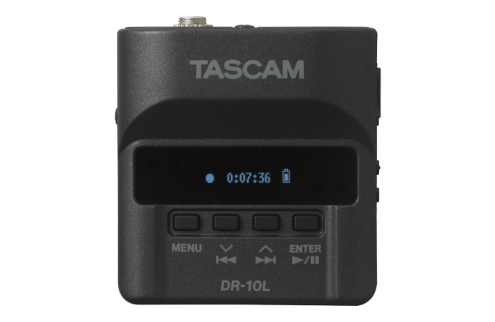 Tascam DR-10L Pro 32-Bit-Float Audio- Recorder mit Lavalier-Mikrofon