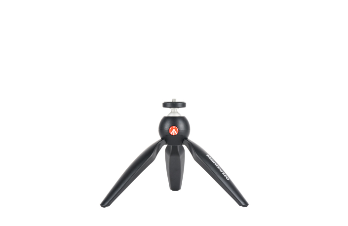 Manfrotto PIXI Mini Tripod, black (Made in Italy)