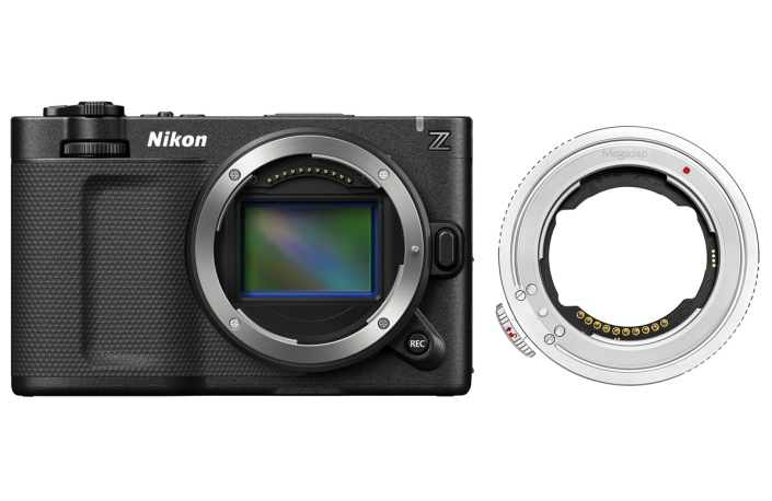 Nikon ZR mit Megadap ETZ21 PRO+ AF-Adapter Sony E an Nikon Z