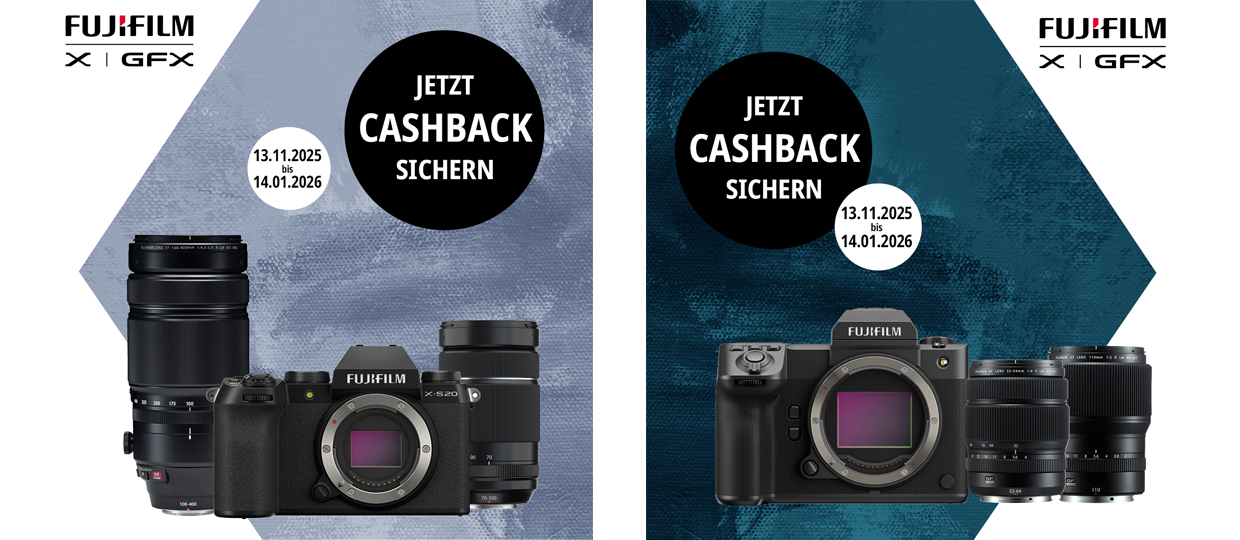 FUJIIFILM X / GFX CASHBACK AKTION